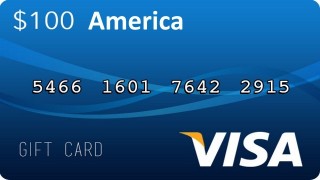 Visa Gift Card 100$